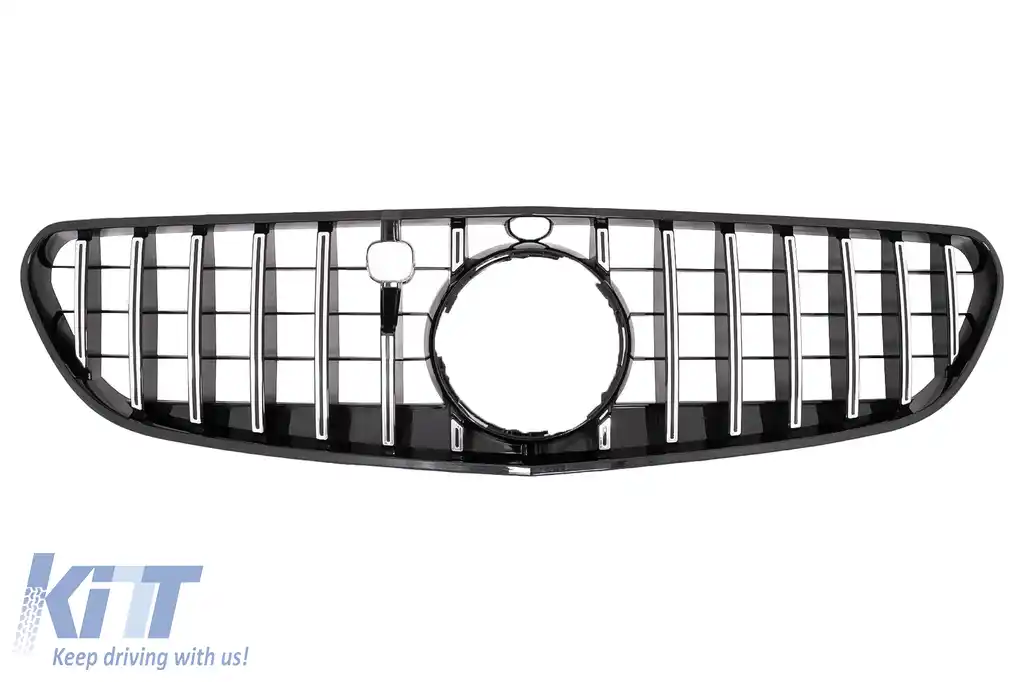 Grila Centrala compatibil cu Mercedes S-Class Coupe C217 (2014-2017) Cabrio A217 (2015-2017) Crom GT-R Panamericana Design-image-6099865