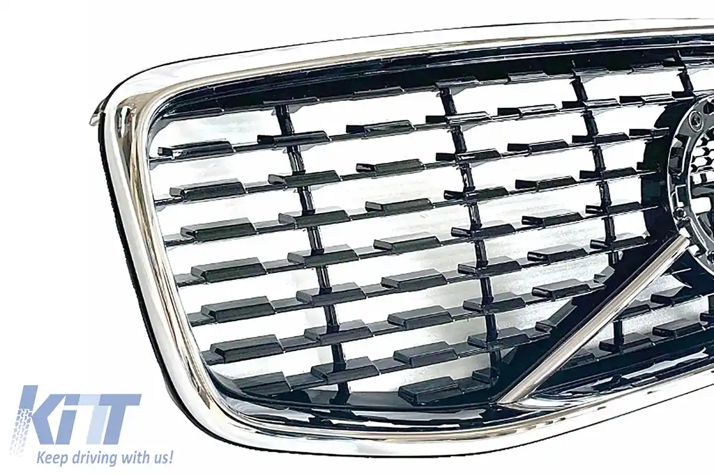 Grila Centrala compatibil cu Volvo XC60 II (2017-2021) Negru Lucios-image-6126502