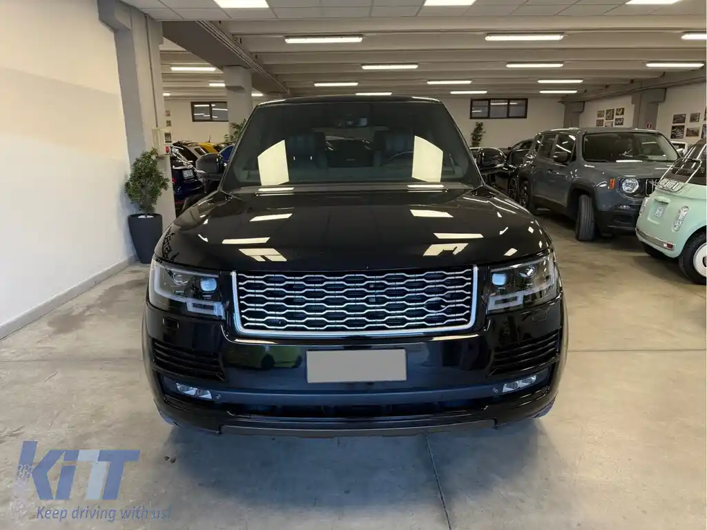 Grila Centrala compatibila cu Range Rover Vogue L405 (2013-2017) Autobiography Design conversie la 2018 Look-image-6127873