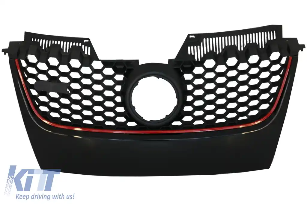Grila Centrala Fara Emblema compatibil cu VW Golf 5 V (2003-2007) GTI Design