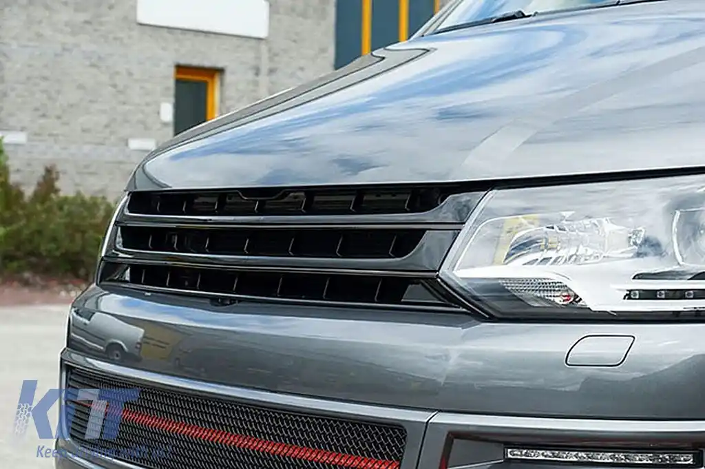 Grila Centrala fara emblema compatibil cu VW T5.1 Facelift Transporter (2010-2015)-image-6050867