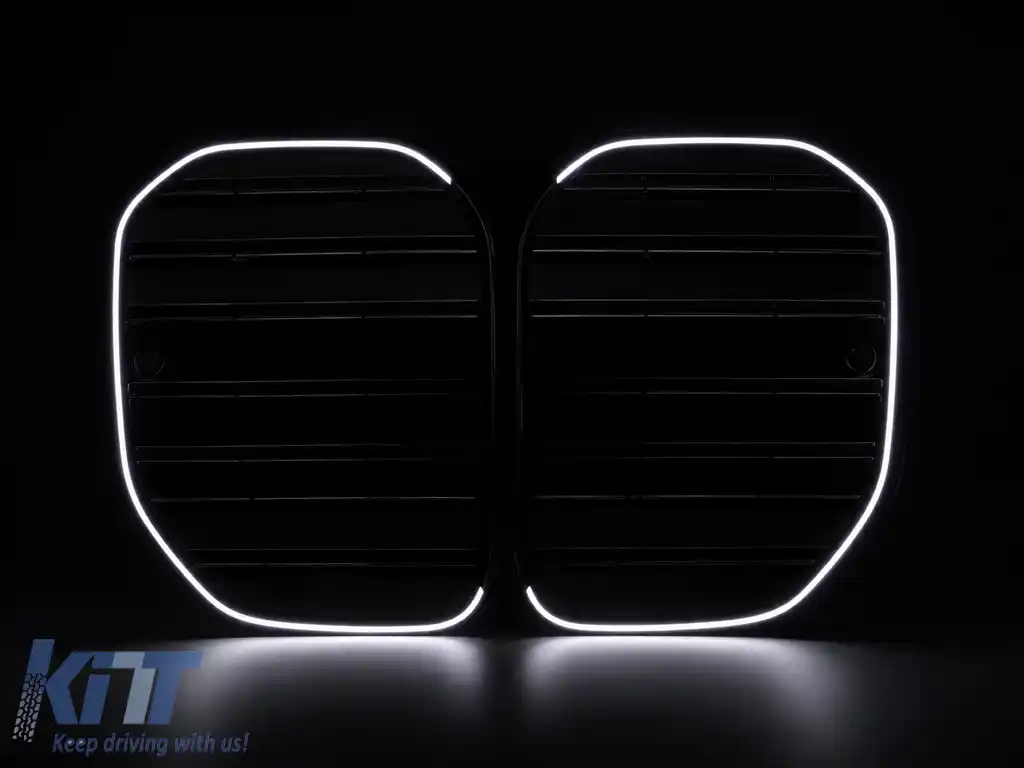 Grila Centrala Luminata compatibil cu BMW 4 Series G22 Coupe G23 Cabrio (2020-2025)-image-6328907