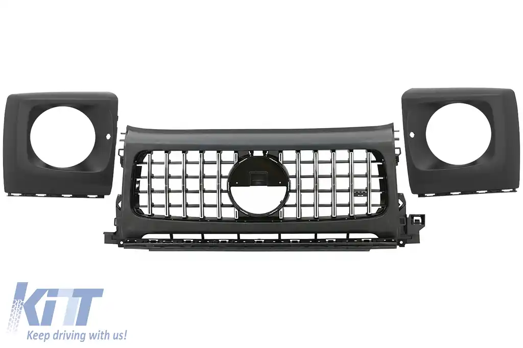 Grila Centrala si Carcasa faruri compatibil cu Mercedes G-Class W464 W463A G63 AMG (06.2018-Up) GT-R Panamericana Design