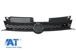 Grila Centrala si Faruri LED Semnalizare Secventiala LHD compatibil cu VW Golf 6 VI 2008-2012 GTI Design-image-6052949