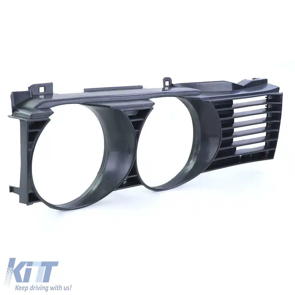 Grila de ornament pentru far dreapta, potrivită pentru BMW Seria 7 E32 86-92 730i 735i-image-6201275