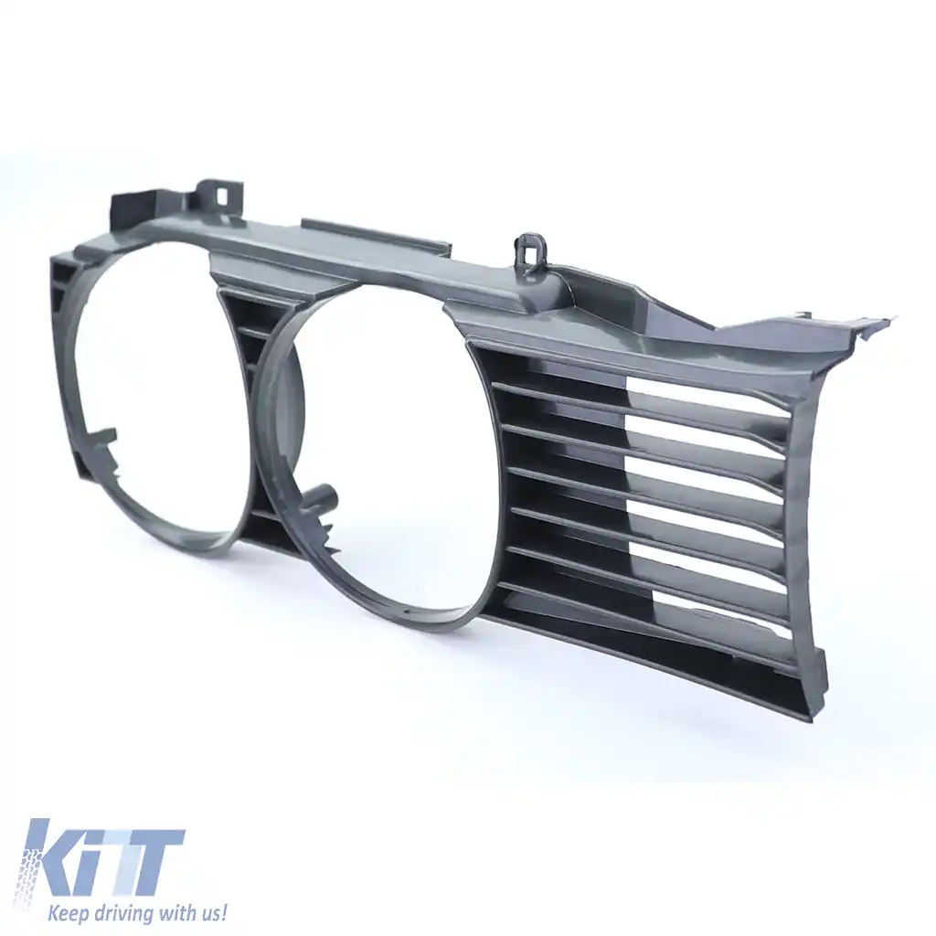 Grila de ornament pentru far dreapta, potrivită pentru BMW Seria 7 E32 86-92 730i 735i-image-6201276