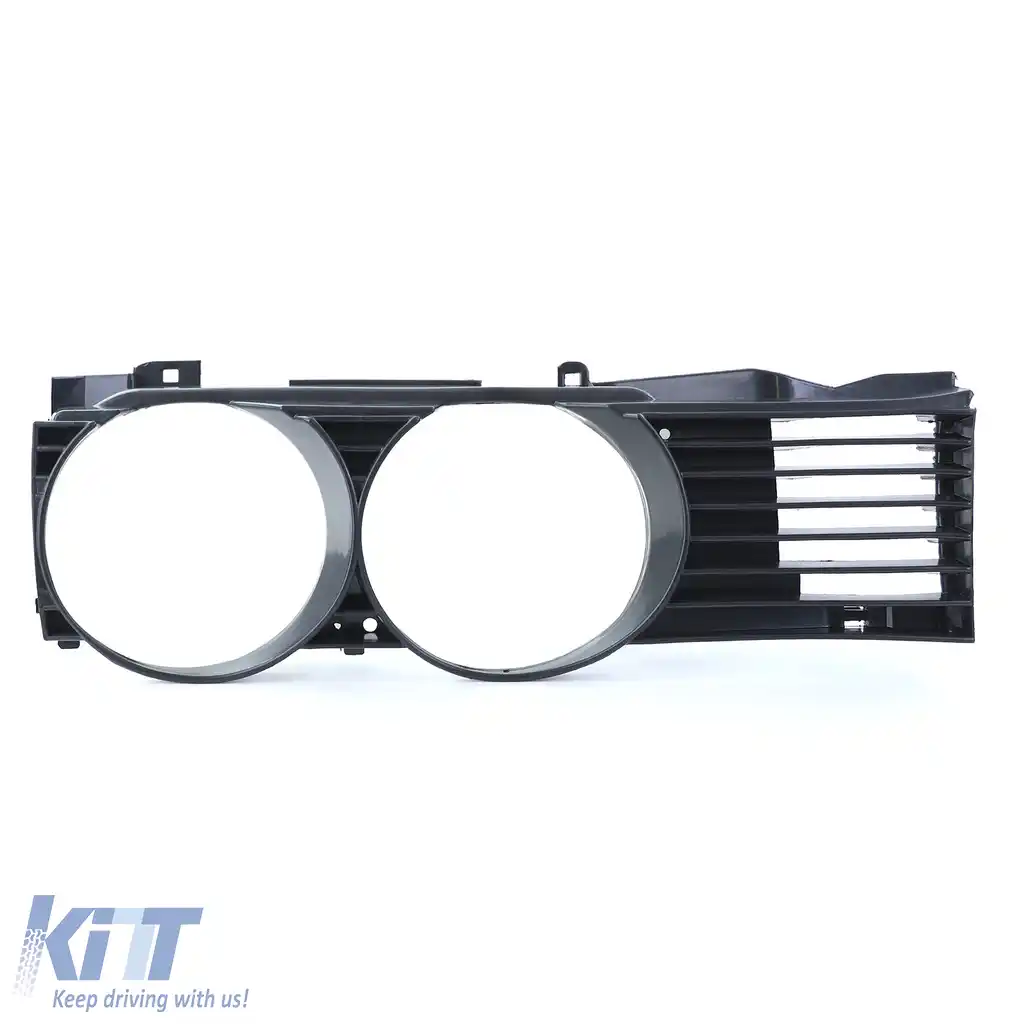 Grila de ornament pentru far dreapta, potrivită pentru BMW Seria 7 E32 86-92 730i 735i-image-6201277