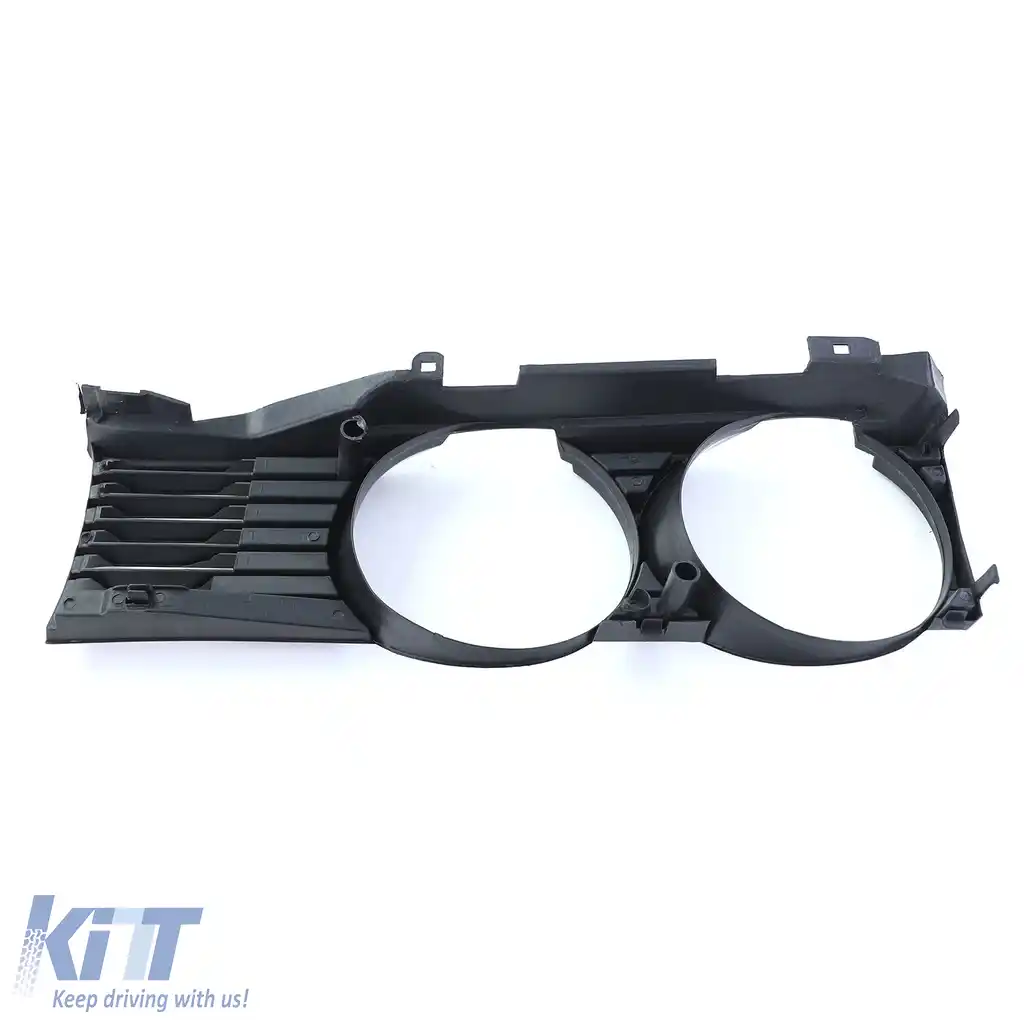 Grila de ornament pentru far dreapta, potrivită pentru BMW Seria 7 E32 86-92 730i 735i-image-6201280