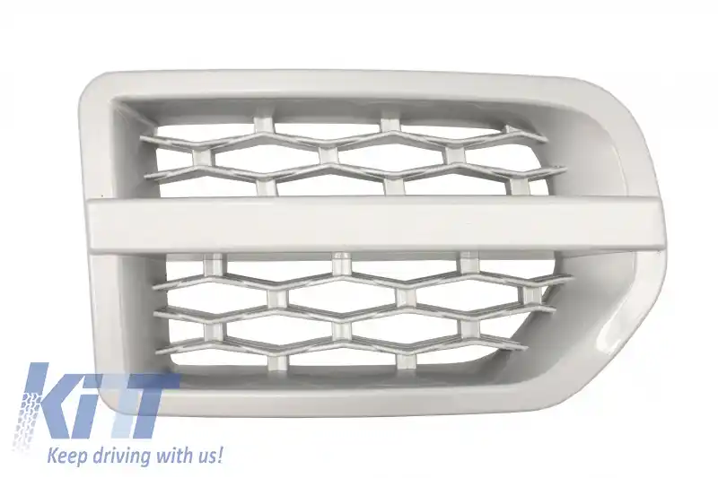 Grila Laterala compatibil cu Land Range Rover Discovery III (2006-2009) Hawke Autobiography Design Silver