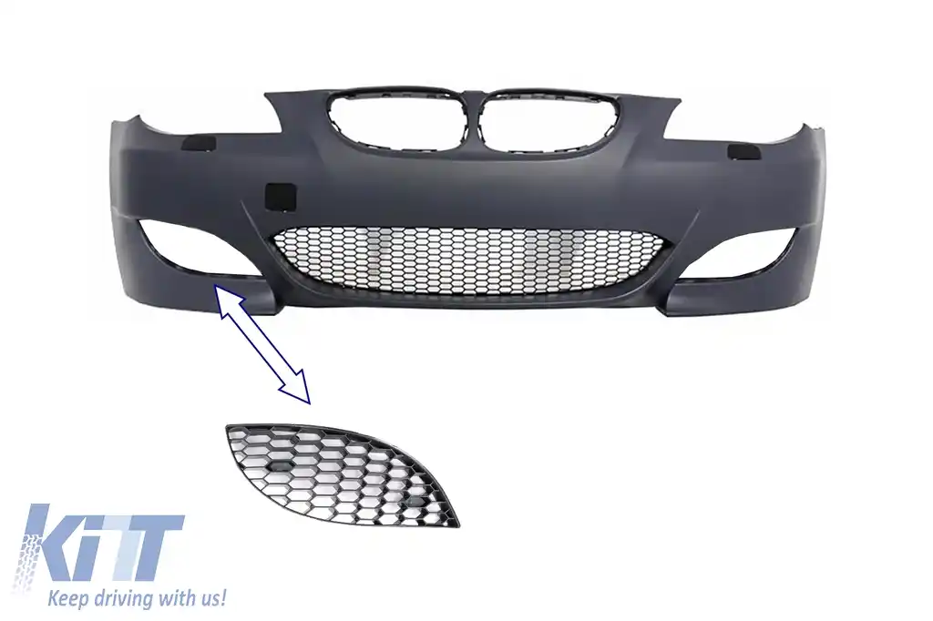 Grila Laterala DREAPTA compatibil cu BMW Seria 5 E60 E61 (2003-2010) numai Bara M5 Design