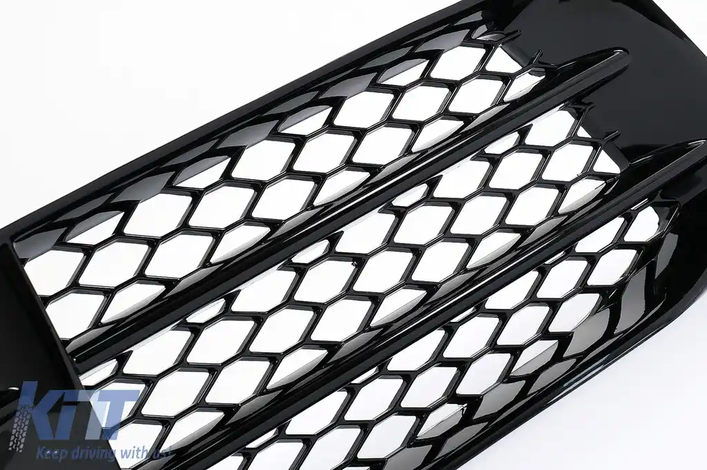 Grila Laterala Partea DREAPTA compatibil cu Audi A5 8T (2007-2016) RS5 Design Negru-image-6111449