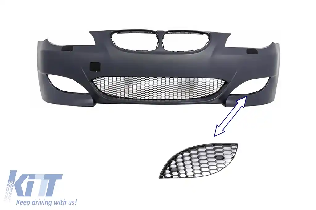 Grila Laterala STANGA compatibil cu BMW Seria 5 E60 E61 (2003-2010) numai Bara M5 Design