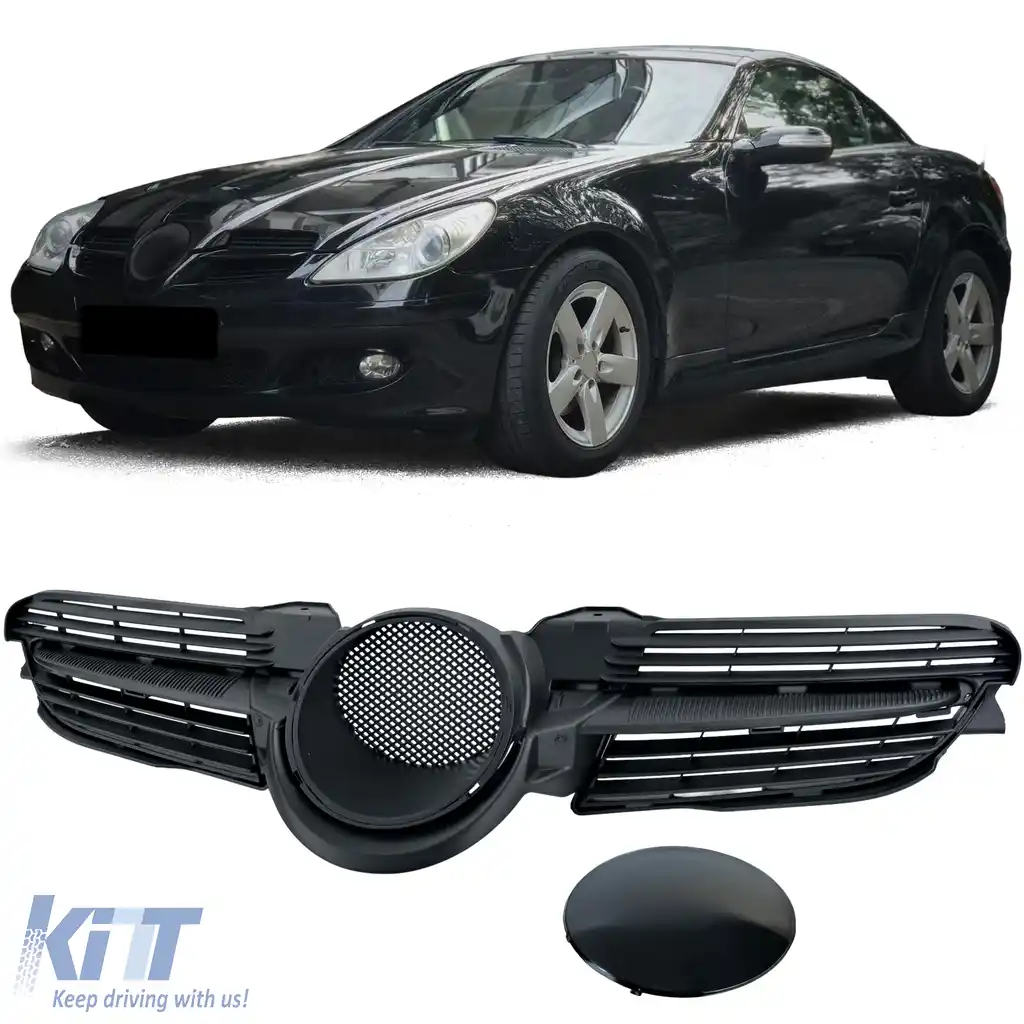 Grila radiatorului este potrivită pentru Mercedes SLK R171 2004-2007 pre-facelift