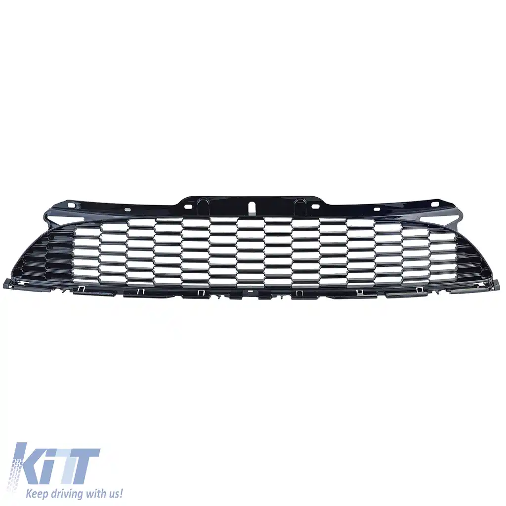 Grilaj cu fagure negru lucios potrivit pentru Mini One Cooper JCW R56 R57 R58 R59-image-6257245