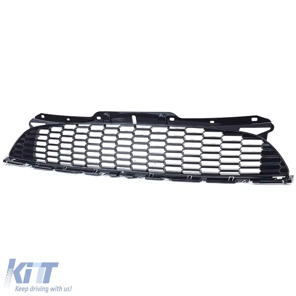 Grilaj cu fagure negru lucios potrivit pentru Mini One Cooper JCW R56 R57 R58 R59-image-6257246