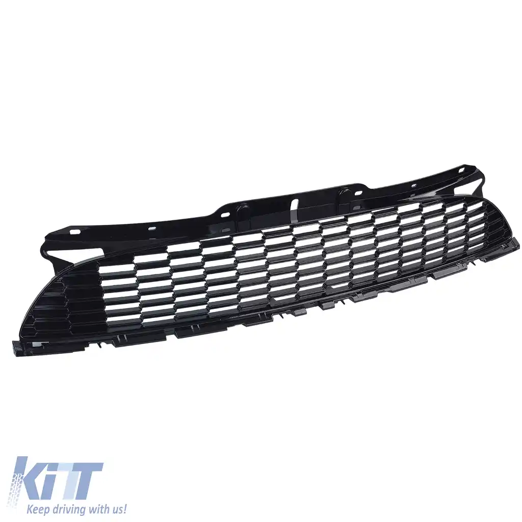 Grilaj cu fagure negru lucios potrivit pentru Mini One Cooper JCW R56 R57 R58 R59-image-6257247