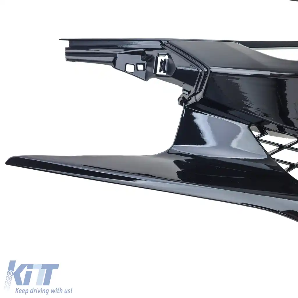 Grilaj cu fagure TR Performance Gloss Black potrivit pentru Honda Civic X FC FK 2016-2020-image-6207616