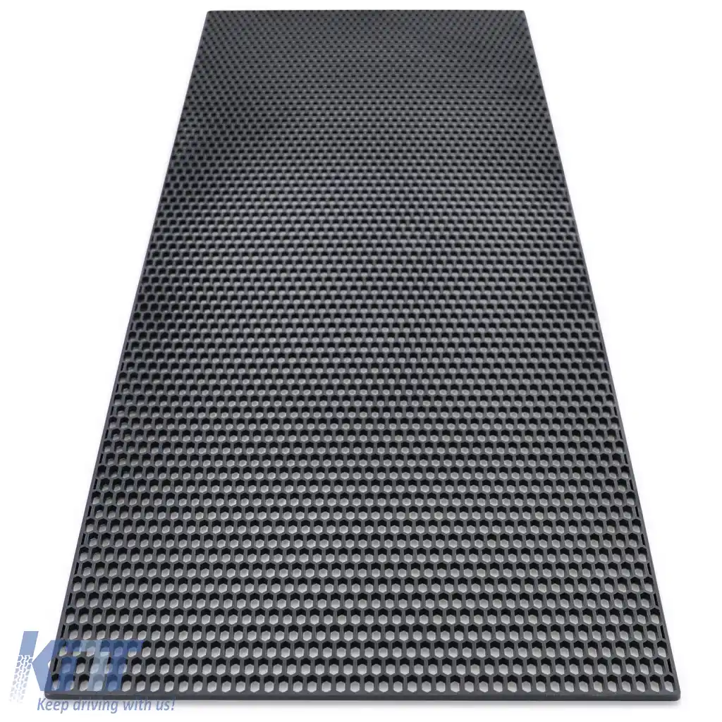 Grilaj de curse din plasă de tip fagure din plastic ABS, cu plasă fină, pentru grila de bara de protecție 120x40cm-image-6326989