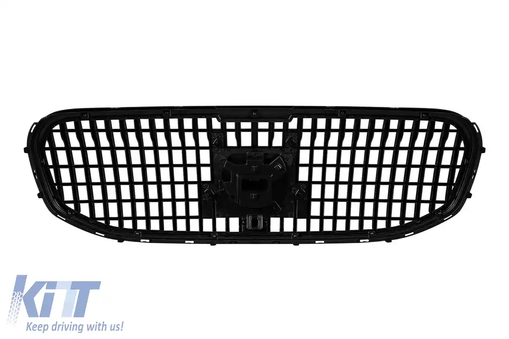 Grilaj de lac negru tip Maybach potrivit pentru Mercedes GLS X167 după 2021 pentru modelul cu Distronic-image-6146315