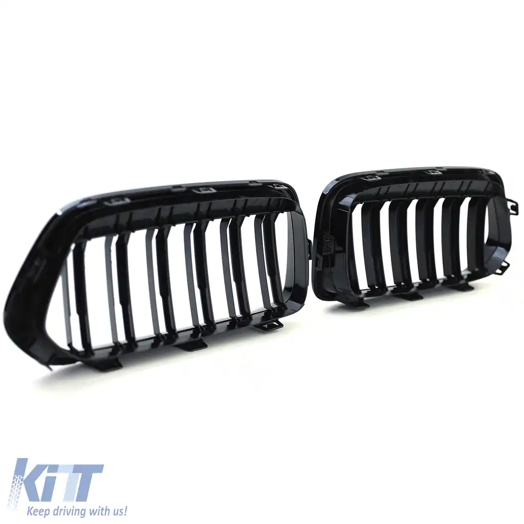 Grilaj de performanță sport cu dublu fante lucios, potrivit pentru BMW X2 F39 din 18-image-6201269