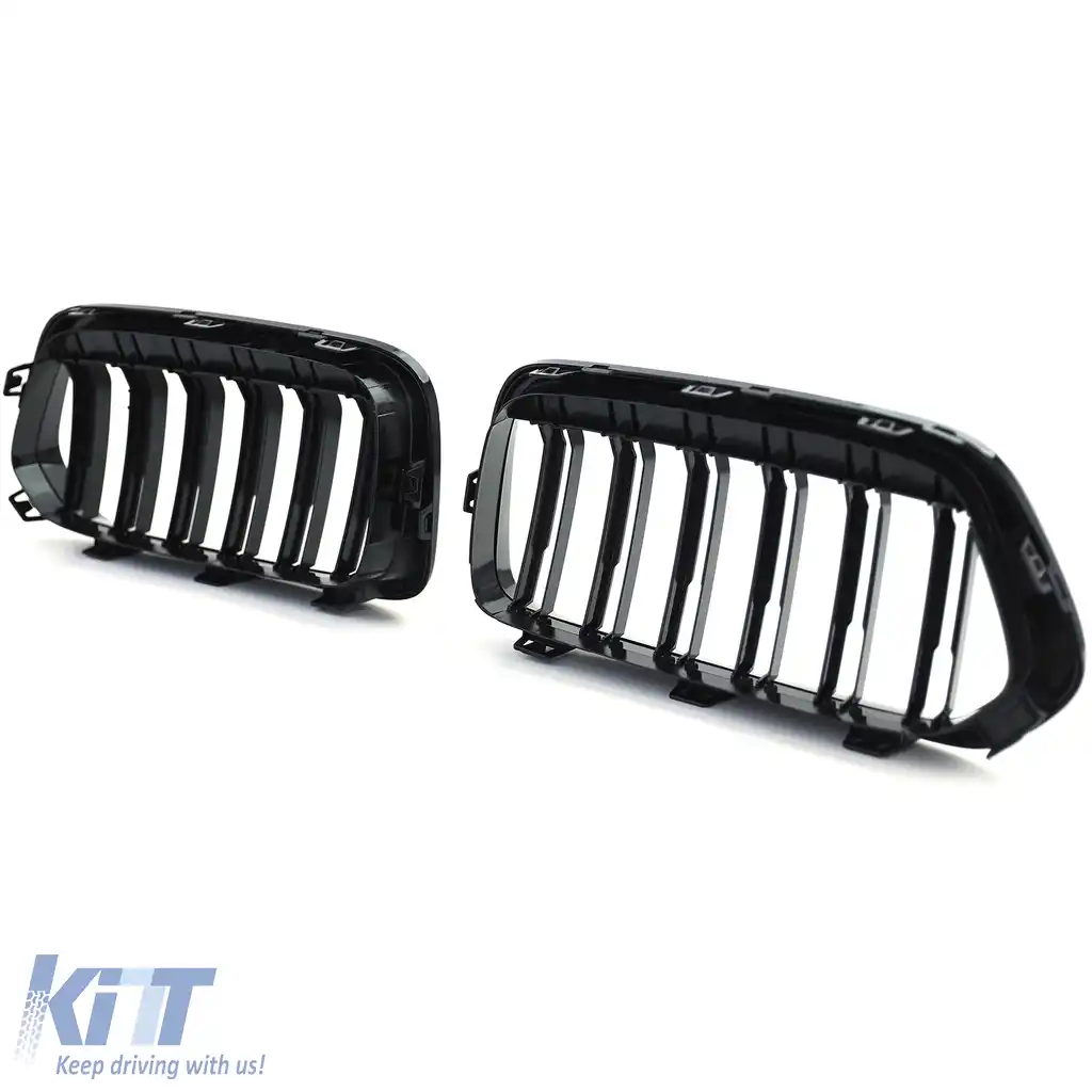 Grilaj de performanță sport cu dublu fante lucios, potrivit pentru BMW X2 F39 din 18-image-6201270