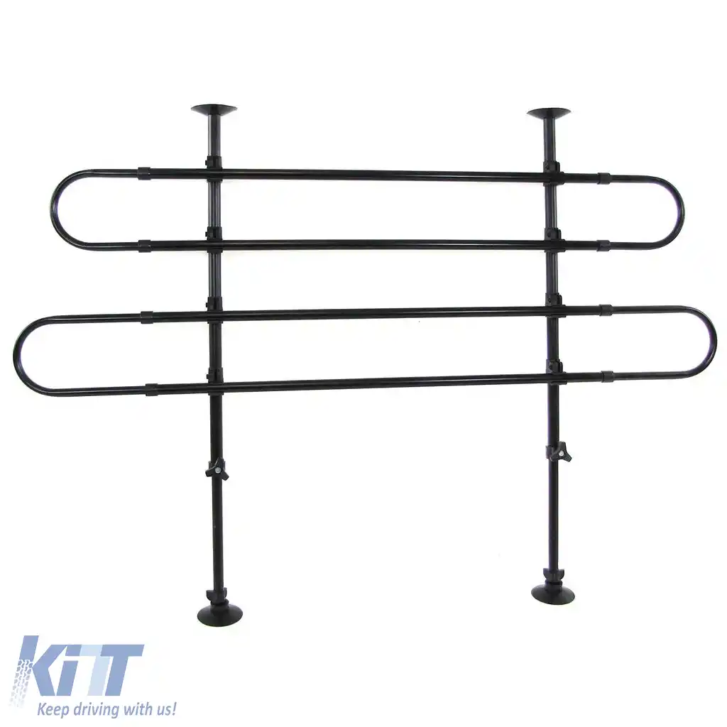 Grilaj de protecție pentru câini, ajustabil, universal, pentru portbagajul mașinii PKW KFZ Auto Kombi-image-6199698