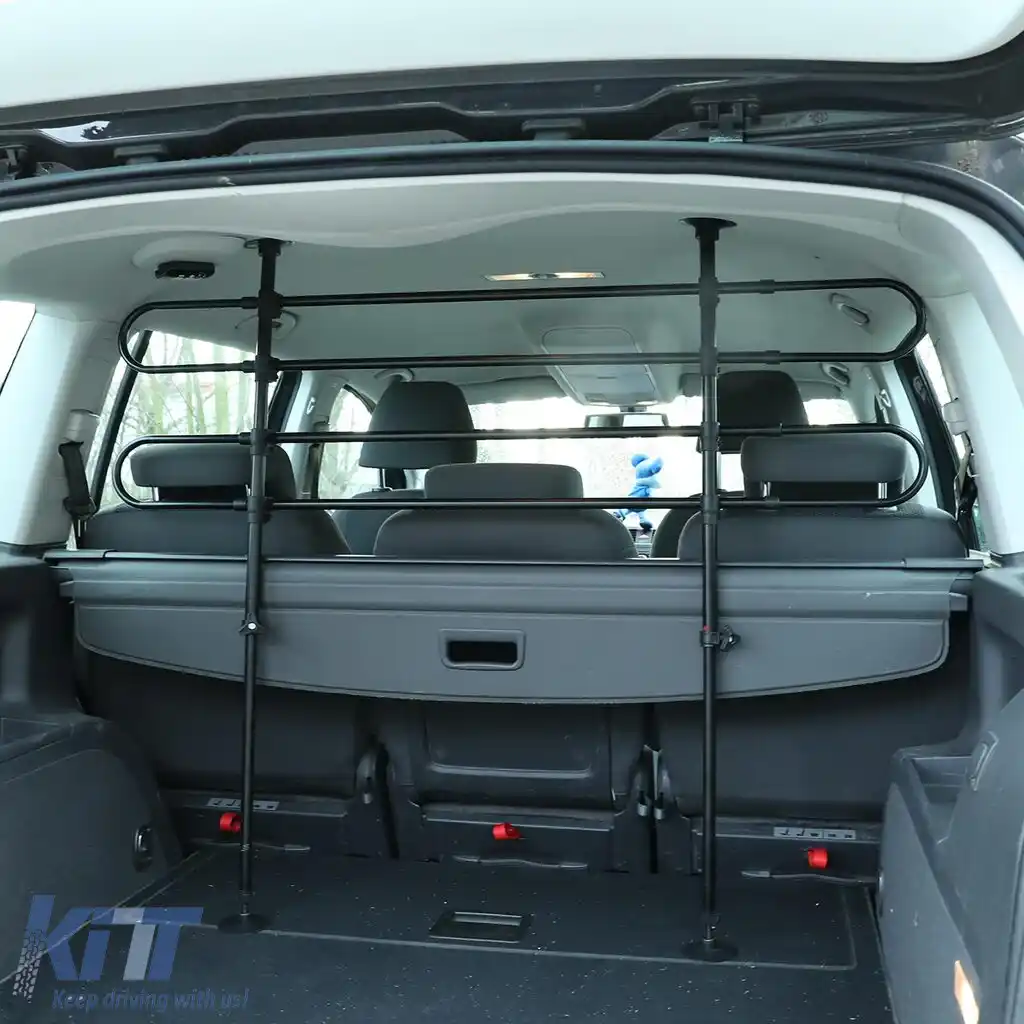 Grilaj de protecție pentru câini, ajustabil, universal, pentru portbagajul mașinii PKW KFZ Auto Kombi-image-6199701
