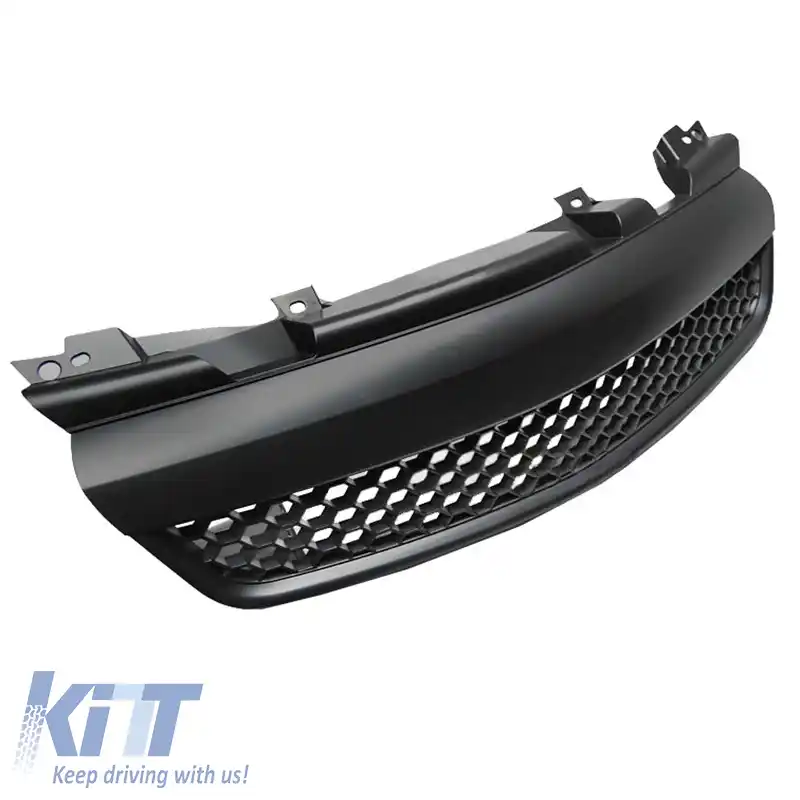 Grilaj frontal potrivit pentru Opel Zafira B 05-08, tip fagure, fără insignă, negru mat, 1 buc.-image-6325708