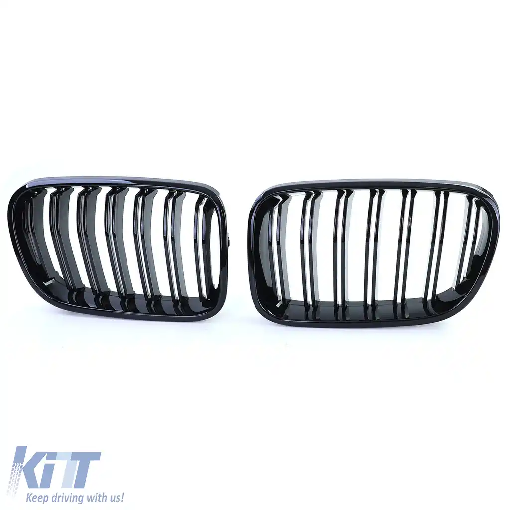 Grilaj frontal sport cu dublu fante, lucios, potrivit pentru BMW X3 F25 10-14-image-6207185