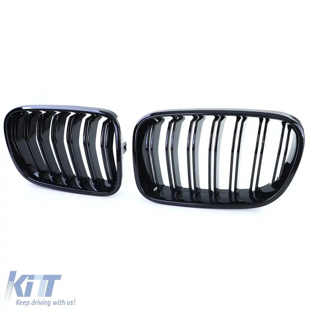 Grilaj frontal sport cu dublu fante, lucios, potrivit pentru BMW X3 F25 10-14-image-6207187