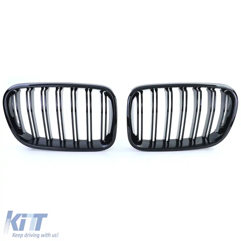 Grilaj frontal sport cu dublu fante, lucios, potrivit pentru BMW X3 F25 10-14-image-6207188
