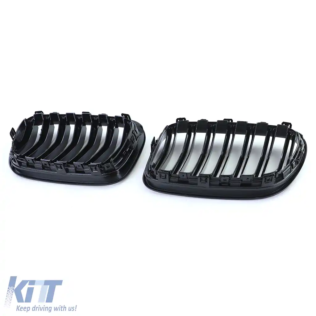 Grilaj frontal sport cu dublu fante, lucios, potrivit pentru BMW X3 F25 10-14-image-6207190