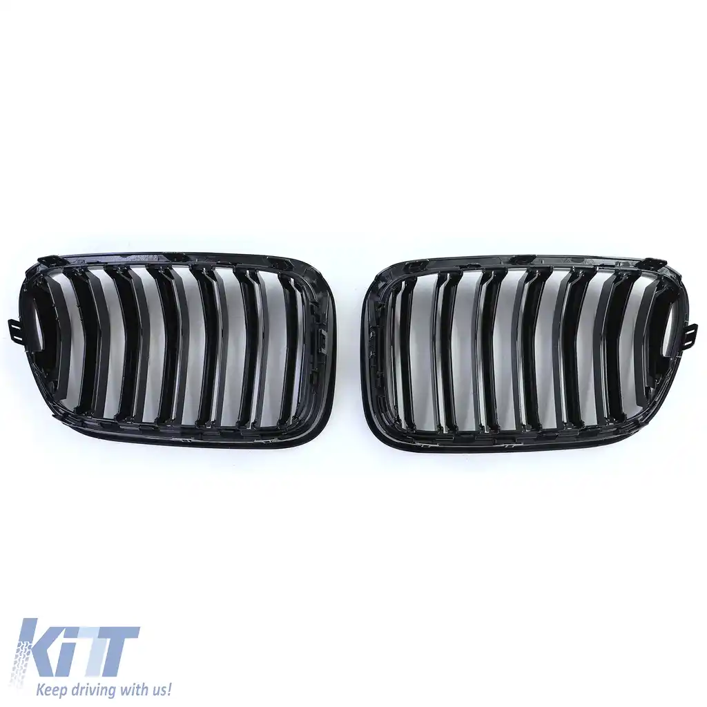 Grilaj frontal sport cu dublu fante, lucios, potrivit pentru BMW X3 F25 10-14-image-6207191