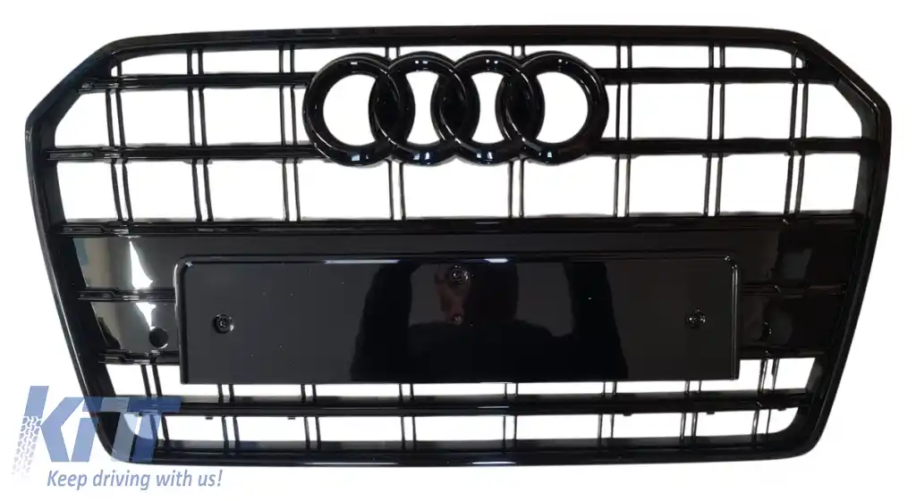 Grilaj frontal stil S6 potrivit pentru Audi A6 C7.5 2016 - 2018!-image-6326348