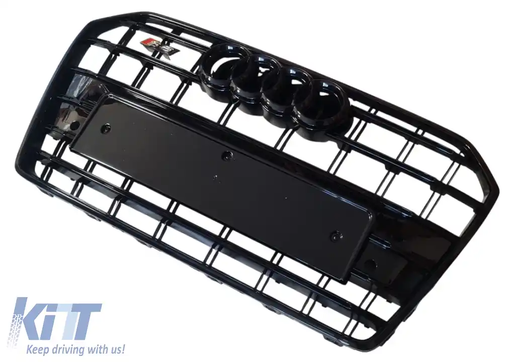 Grilaj frontal stil S6 potrivit pentru Audi A6 C7.5 2016 - 2018!-image-6326351