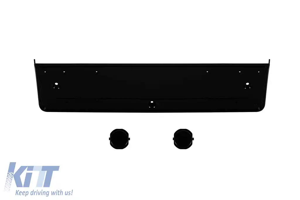 Grilaj frontal tip W12 crom/negru, potrivit pentru AUDI A8 2011-2014, cu port pentru viziune nocturnă, cu PDC, potrivit pentru bara de protecție standard-image-6162855