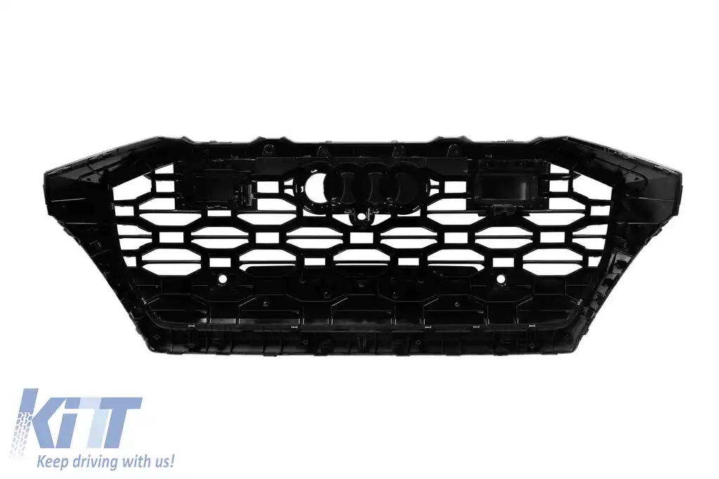 Grilaj lacuit negru potrivit pentru Audi RSQ8 2018-2023-image-6163829