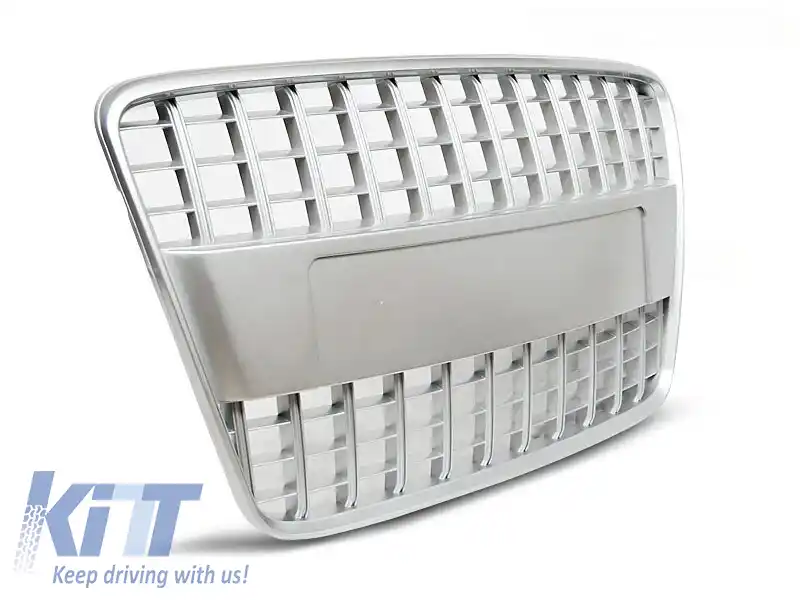 Grilaj mat gri tip S-line potrivit pentru Audi Q7 2005-2009