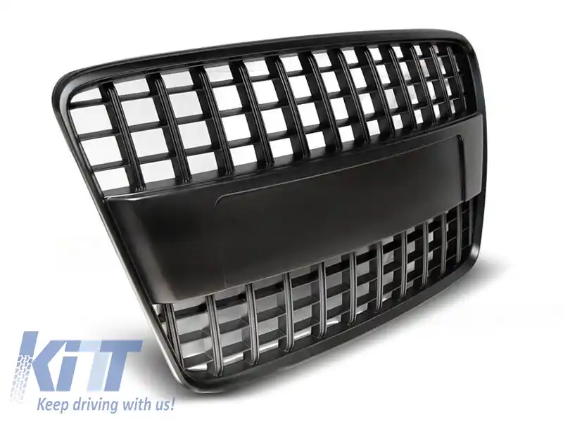 Grilaj mat negru tip S-line potrivit pentru Audi Q7 2005-2009