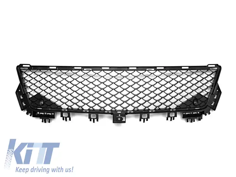 image-25-Grilaj mediu potrivit pentru bara de protecție frontală A Design tip C63 pentru Mercedes Clasa C W204 2011-2014