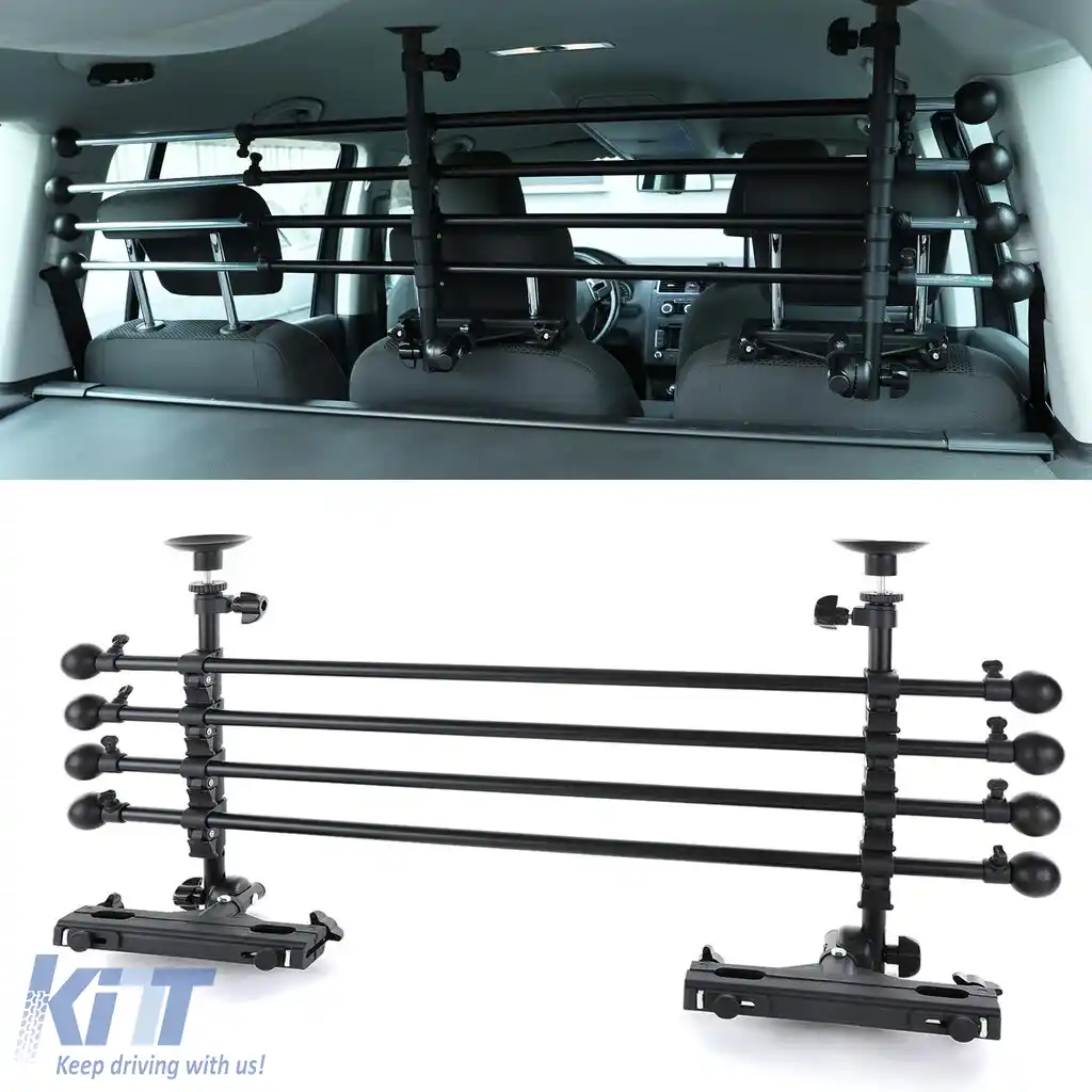 image-63-Grilaj pentru compartimentul de bagaje Grilaj de protecție Grilaj de separare Grilaj pentru câini universal pentru mașini SUV Kombi