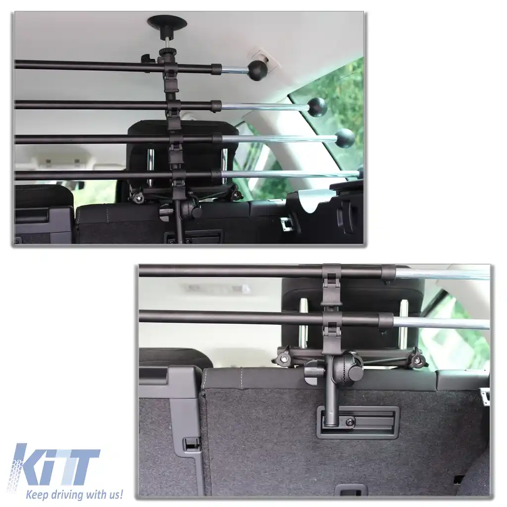 Grilaj pentru compartimentul de bagaje Grilaj de protecție Grilaj de separare Grilaj pentru câini universal pentru mașini SUV Kombi-image-6198633