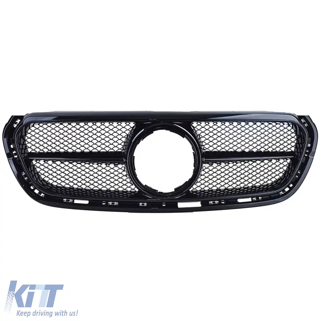 Grilaj radiator de performanță negru lucios, potrivit pentru Mercedes X-Class W470 2017-2020-image-6202740