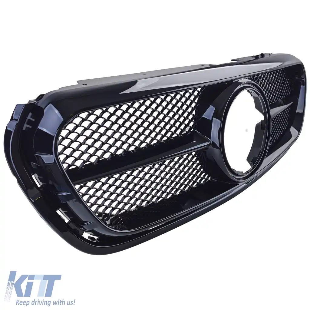 Grilaj radiator de performanță negru lucios, potrivit pentru Mercedes X-Class W470 2017-2020-image-6202741