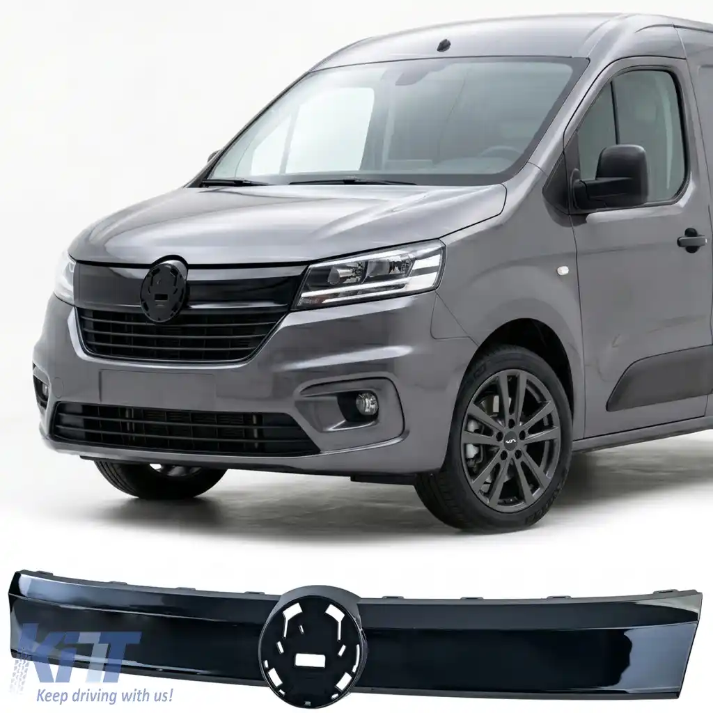 Grilaj radiator Grilaj frontal Negru lucios potrivit pentru VW Caddy V SB din 2020