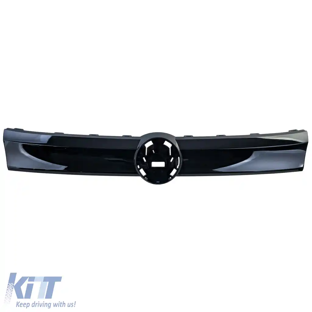 Grilaj radiator Grilaj frontal Negru lucios potrivit pentru VW Caddy V SB din 2020-image-6265906