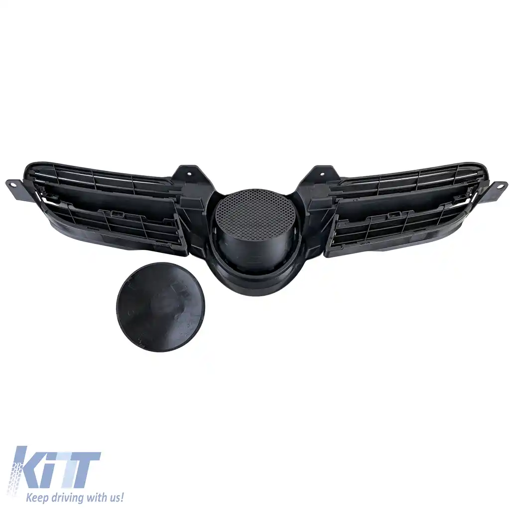 Grilaj radiator negru lucios potrivit pentru Mercedes SLK R171 2004-2007 pre-facelift-image-6210335