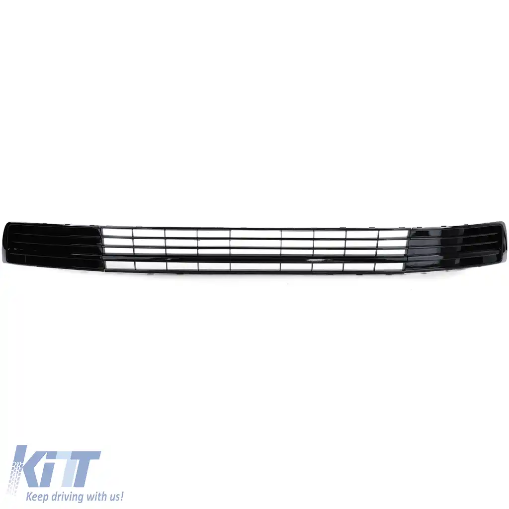 Grilaj radiator pentru bara de protecție negru lucios pentru VW T6 Multivan fără ACC 15-19-image-6196995