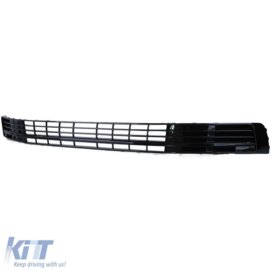 Grilaj radiator pentru bara de protecție negru lucios pentru VW T6 Multivan fără ACC 15-19-image-6196997