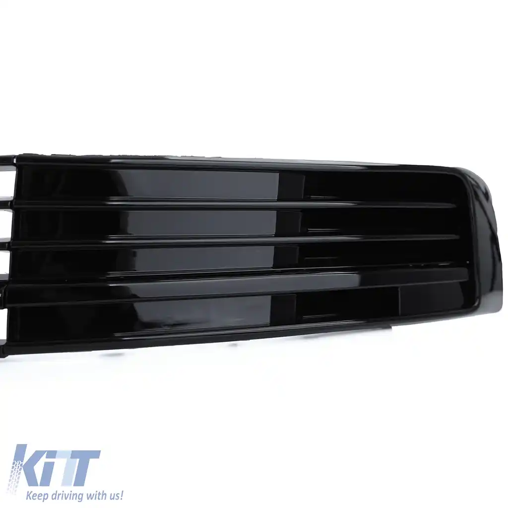 Grilaj radiator pentru bara de protecție negru lucios pentru VW T6 Multivan fără ACC 15-19-image-6196998